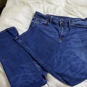 American Eagle Airflex Relaxed Straight Jeans 36x32
